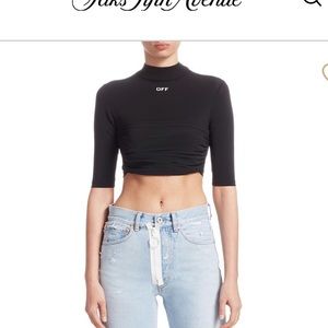 Off white crop top